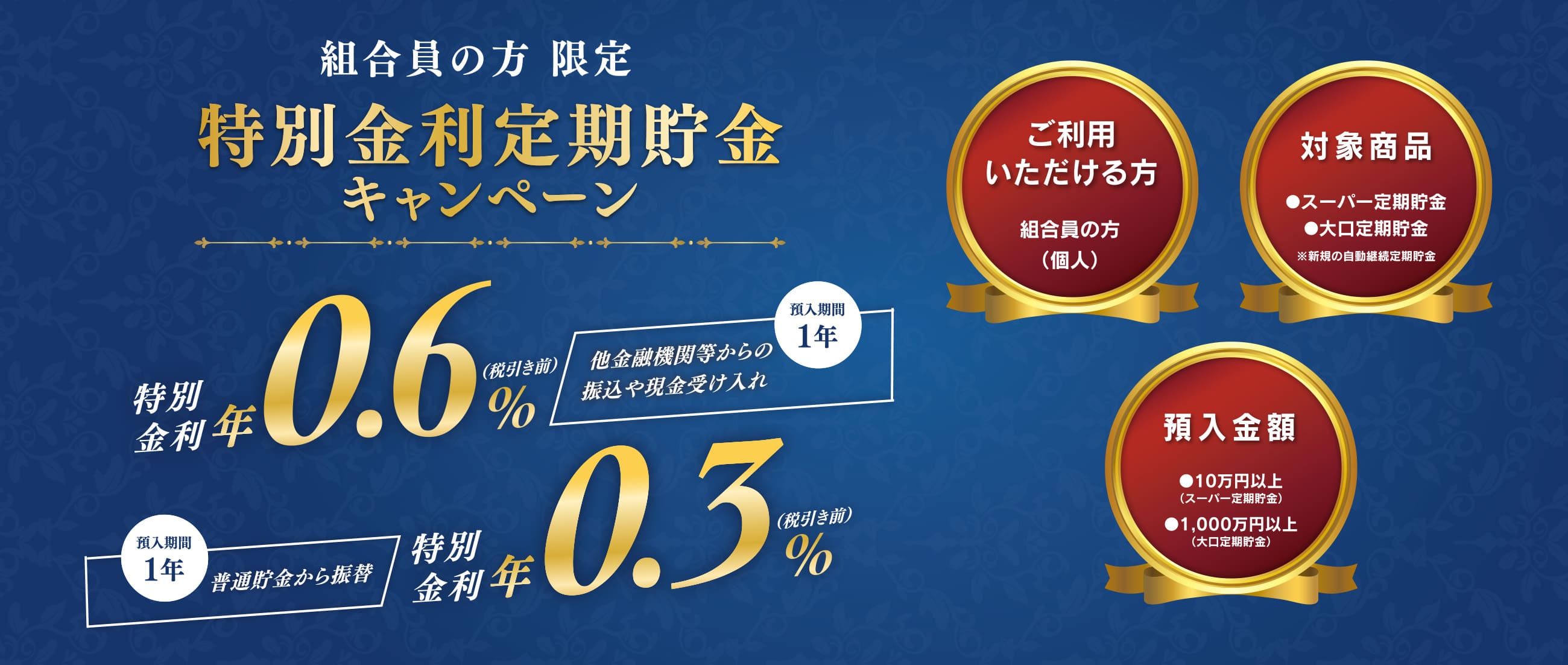 特別金利定期貯金キャンペーン